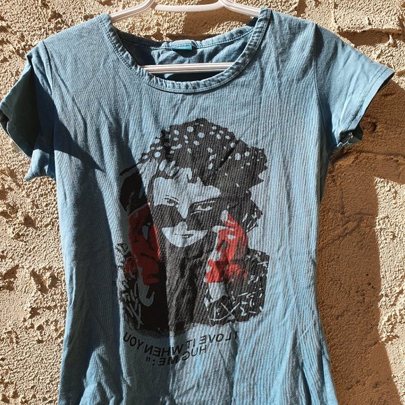 Teal Love Graphic Tee - Picture 1 of 3